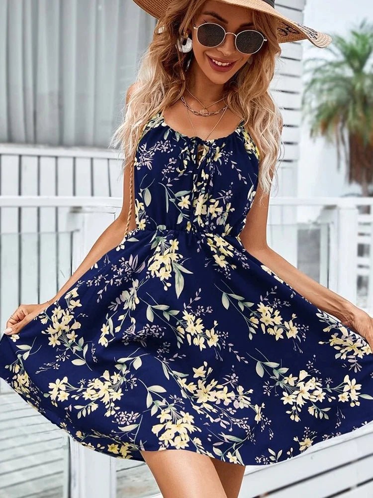 Summer Dream Dress™ — Flaunt Flawless Curves with Featherlight, Head - Turning Elegance (Pink S) - | Zavonix