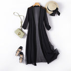 Summer Elegance Slip™ — Float Cool and Confident in Featherlight Silk Luxury (Black XS) - | Zavonix