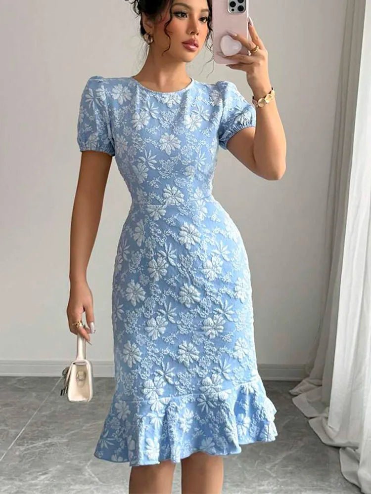 SummerBloom™ — Own Every Moment with Effortless Confidence and Flawless Style (Blue S) - | Zavonix