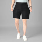 "Svelta Lumina" Custom - Fitted Shorts (Black S) - Shorts | Zavonix
