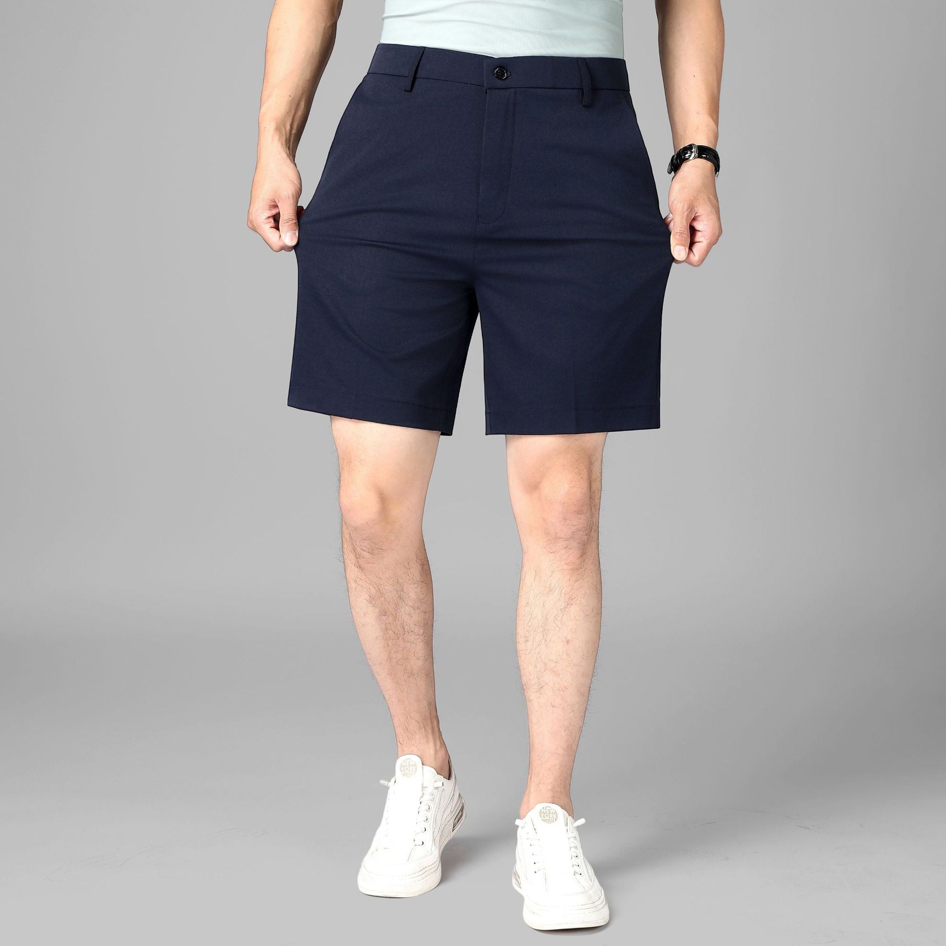 "Svelta Lumina" Custom - Fitted Shorts (Black S) - Shorts | Zavonix