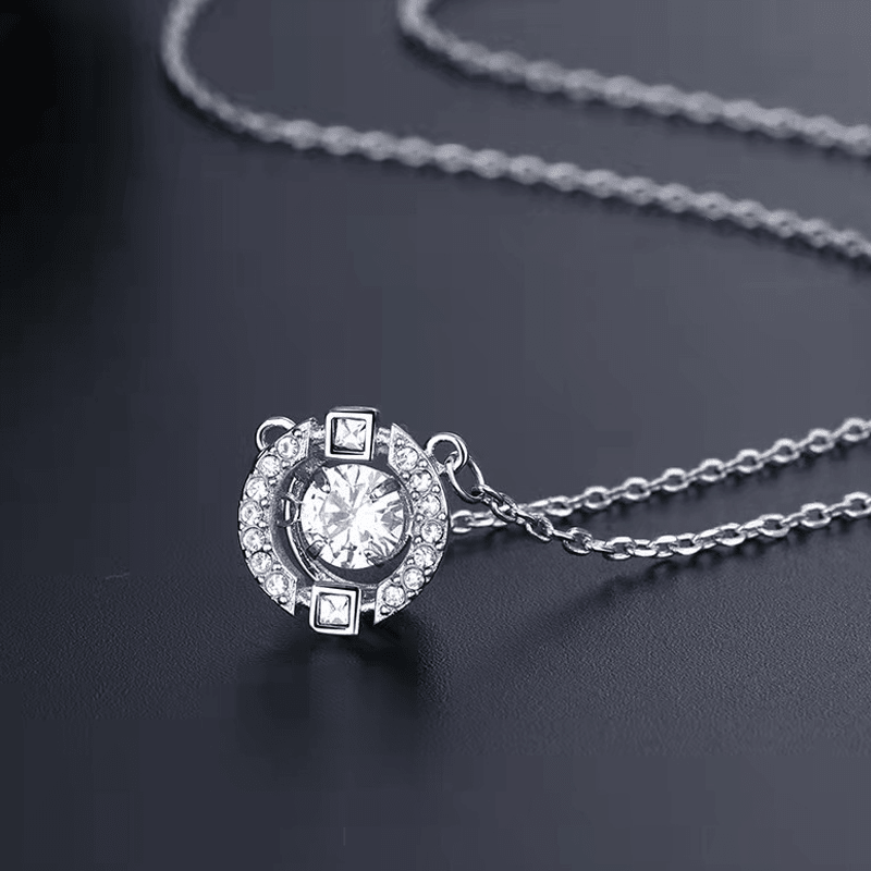 Swaylight Moving Rhinestone Pendant Necklace Product Image 01