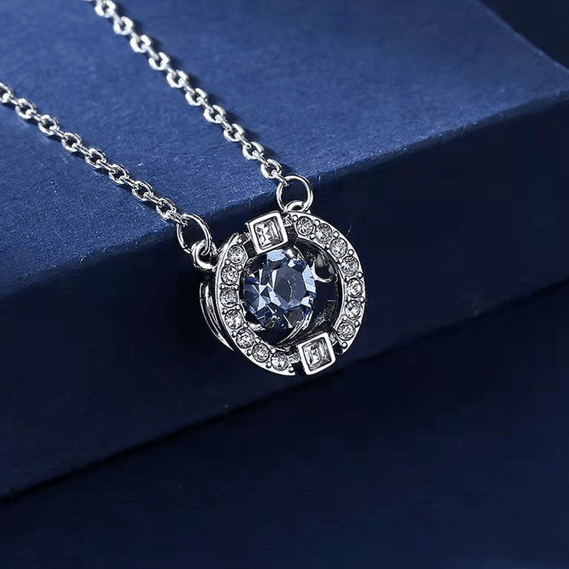 Swaylight Moving Rhinestone Pendant Necklace Product Image 02