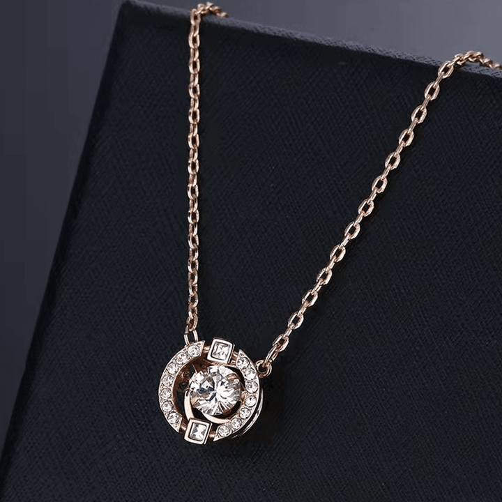 Swaylight Moving Rhinestone Pendant Necklace Product Image 03