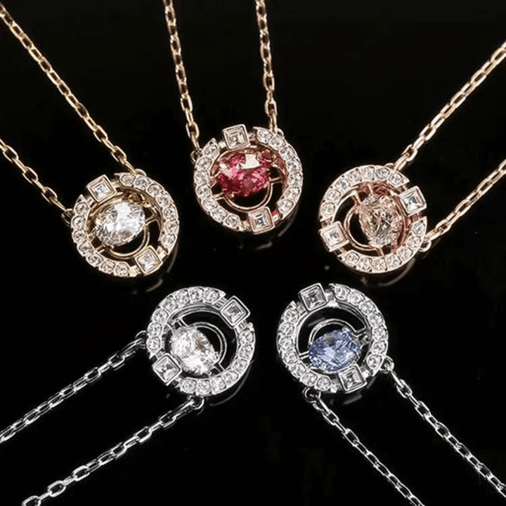 Swaylight Moving Rhinestone Pendant Necklace Product Image 04