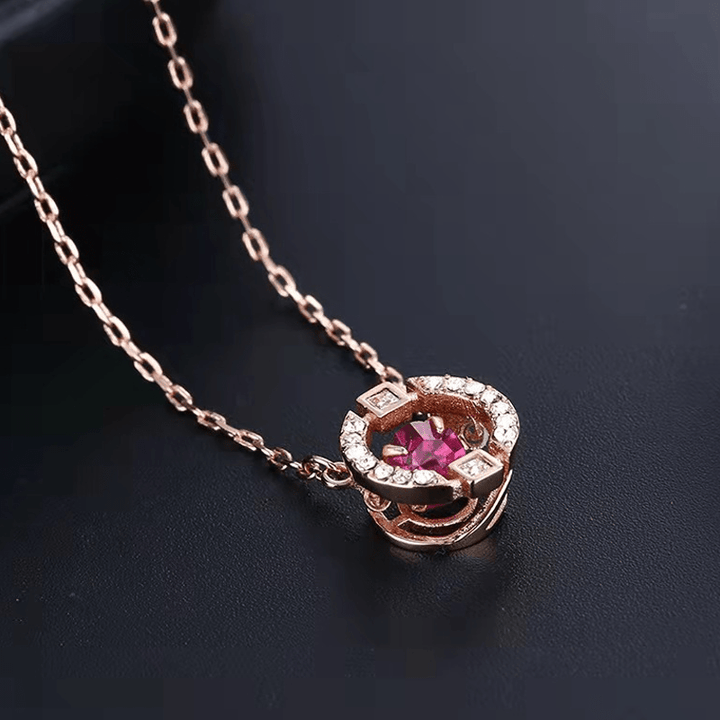 Swaylight Moving Rhinestone Pendant Necklace Product Image 06