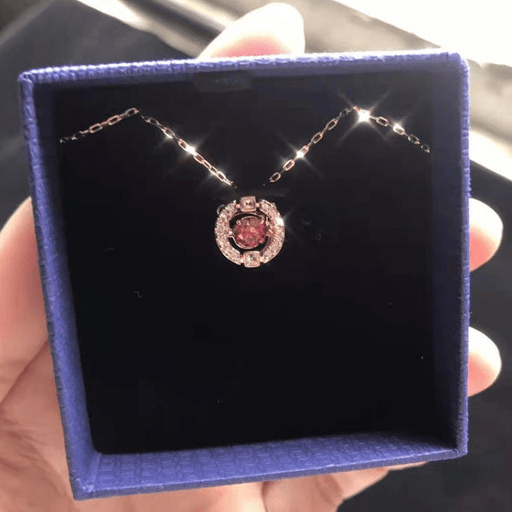 Swaylight Moving Rhinestone Pendant Necklace Product Image 07