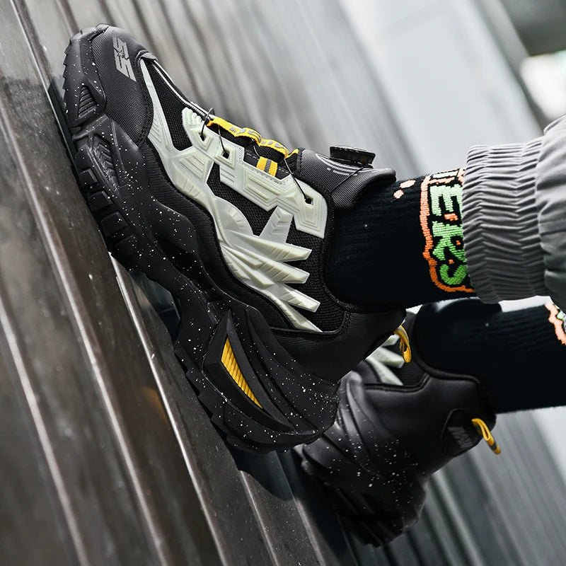 Unisex Running Shoes for Daily Jogging | Lightweight, Breathable Air Mesh, Buckle Strap, Durable Rubber Sole, Stability Support (Beige 47) - | Zavonix