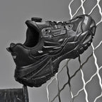 Unisex Running Shoes for Daily Jogging | Lightweight, Breathable Air Mesh, Buckle Strap, Durable Rubber Sole, Stability Support (Black 47) - | Zavonix