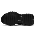 Unisex Running Shoes for Daily Jogging | Lightweight, Breathable Air Mesh, Buckle Strap, Durable Rubber Sole, Stability Support (Black 47) - | Zavonix