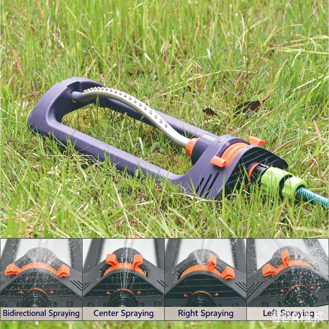 Swinging Lawn Sprinkler Adjustable Spray Product Image 03