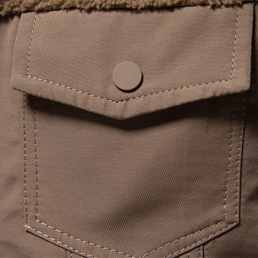 "Synthetic Sherpa Jacket" (Dark Blue S) - | Zavonix