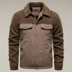"Synthetic Sherpa Jacket" (Dark Blue S) - | Zavonix