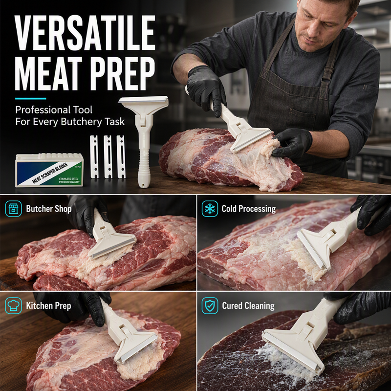 T Shaped Stainless Meat Scraper Product Image 04