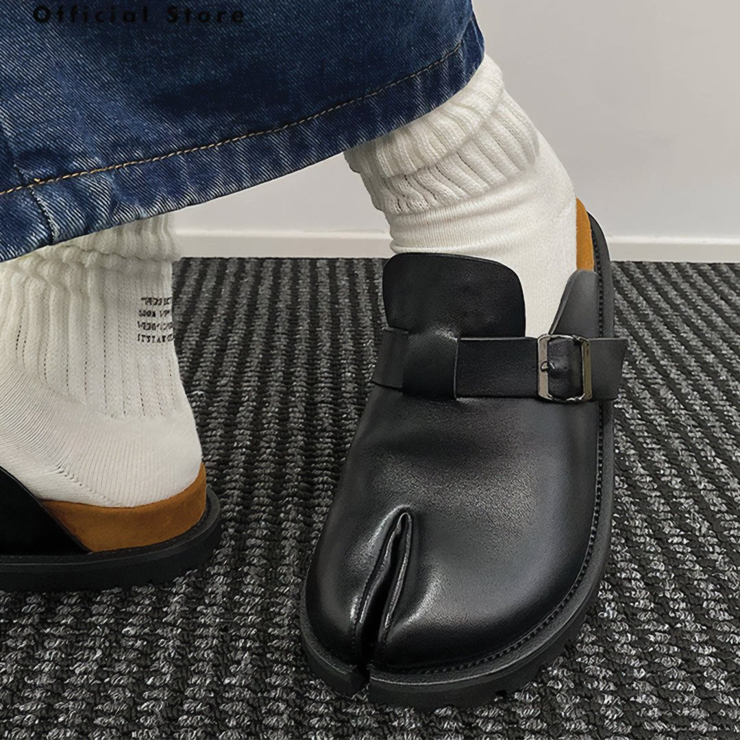 Tabi Buckled Mules (US 6 / EU 38 ) - Shoes | Zavonix