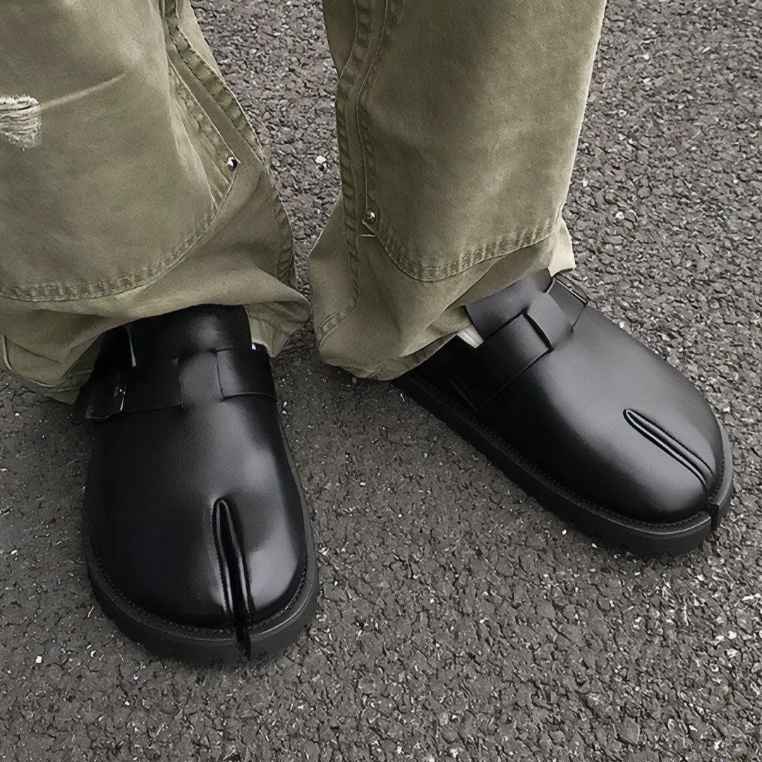 Tabi Buckled Mules (US 6 / EU 38 ) - Shoes | Zavonix