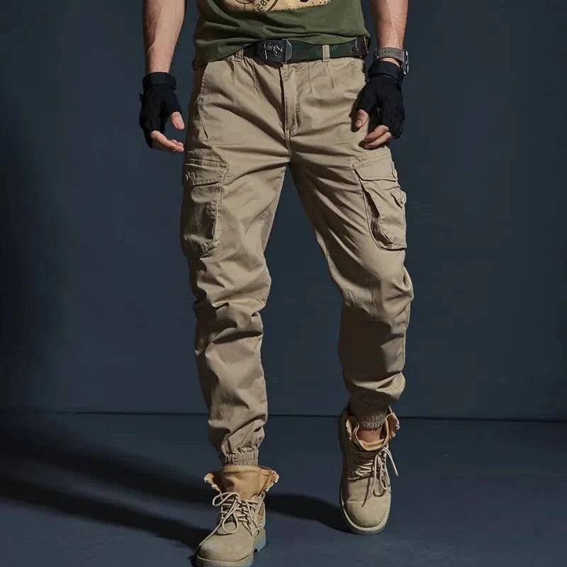Tactical Cargo Pants - Combat Utility Pants (Grey Camouflage XS (US 28)) - | Zavonix