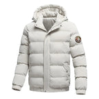 Talenis — Wind - Resistant Puffer Coat with Removable Hood (Beige XS) - | Zavonix