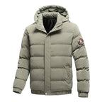 Talenis — Wind - Resistant Puffer Coat with Removable Hood (Beige XS) - | Zavonix