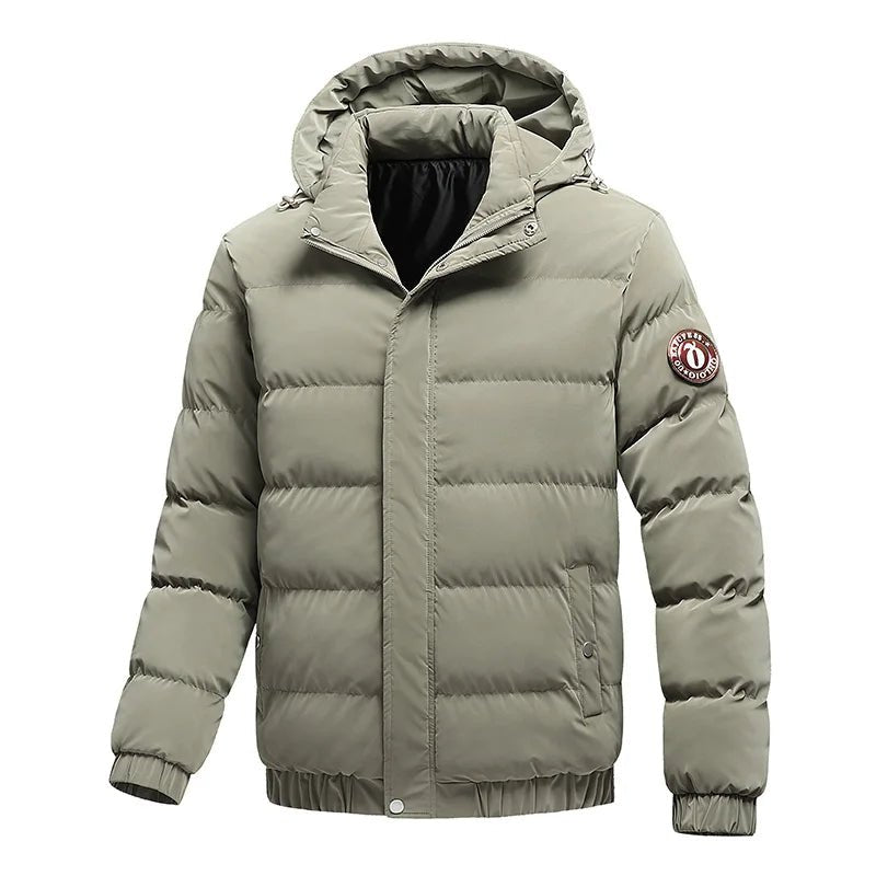 Talenis — Wind - Resistant Puffer Coat with Removable Hood (Green XS) - | Zavonix