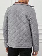 Talon Men's Winter Jacket | Quilted Fabric, High Collar, Versatile 2