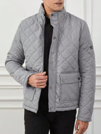 Talon Men's Winter Jacket | Quilted Fabric, High Collar, Versatile 1