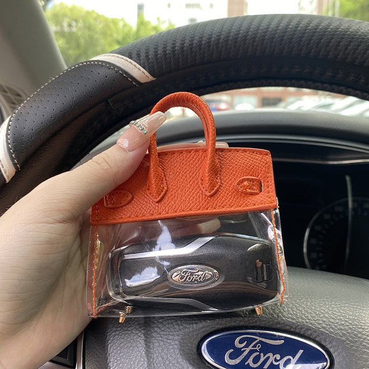 Tara Key Case | Premium Microfiber Leather, Chic Design 0