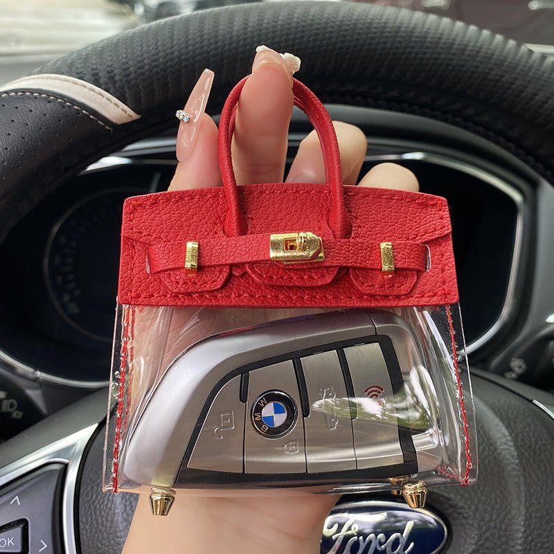 Tara Key Case | Premium Microfiber Leather, Chic Design 2