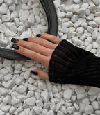 Elegant See Through Top - The Transparent Blouse (Black S) - | Zavonix