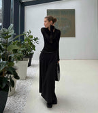 Elegant See Through Top - The Transparent Blouse (Black S) - | Zavonix