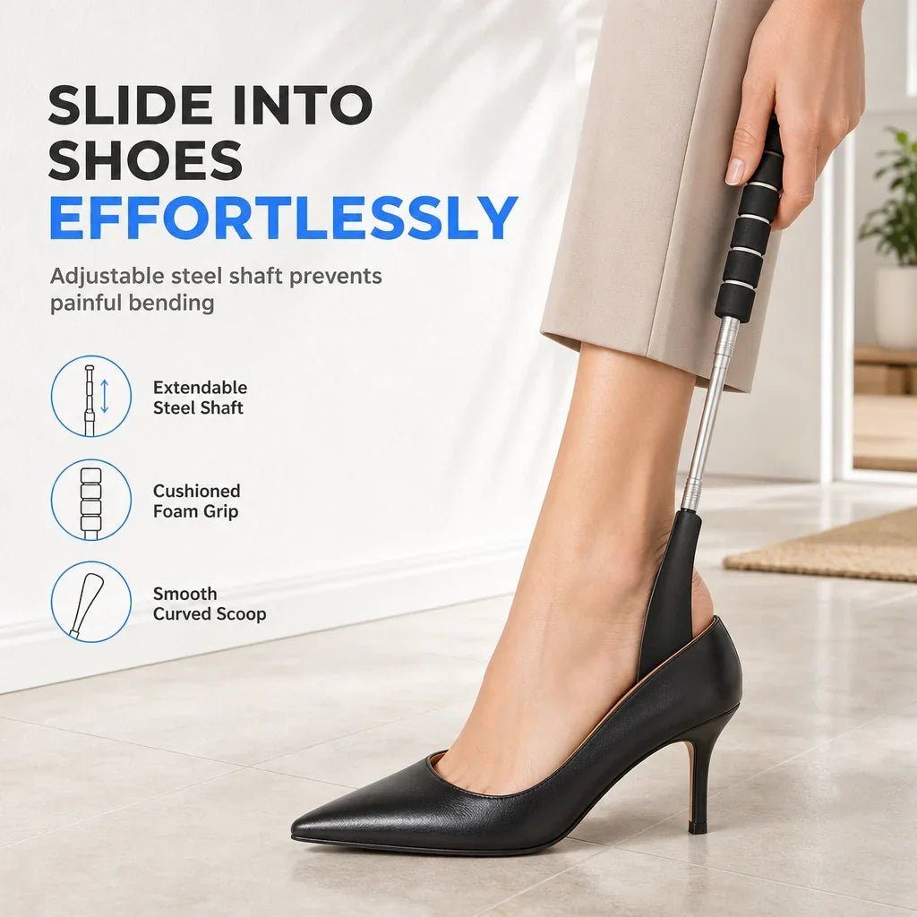 Telescoping Long Handled Shoe Horn Product Image 02