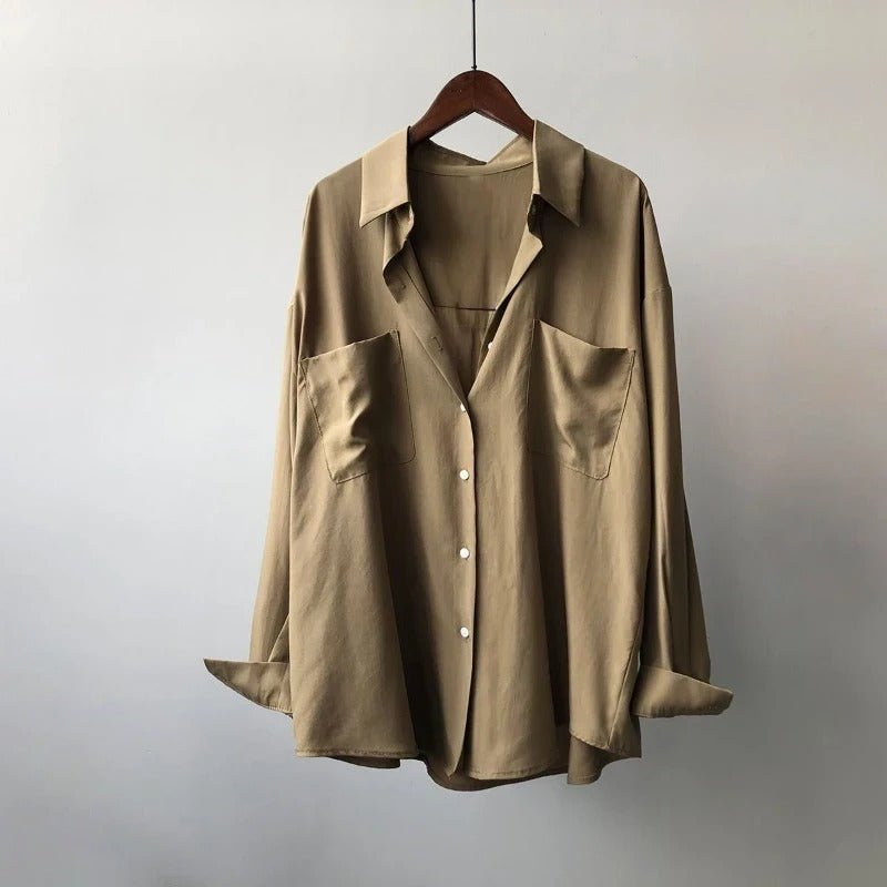 Tencari™ Blouse — Unleash All - Day Confidence with Effortless, Eco - Friendly Comfort (Olive XS) - | Zavonix