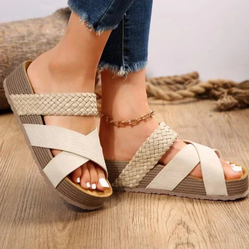 Thalia Woven Platform Sandals product image 2