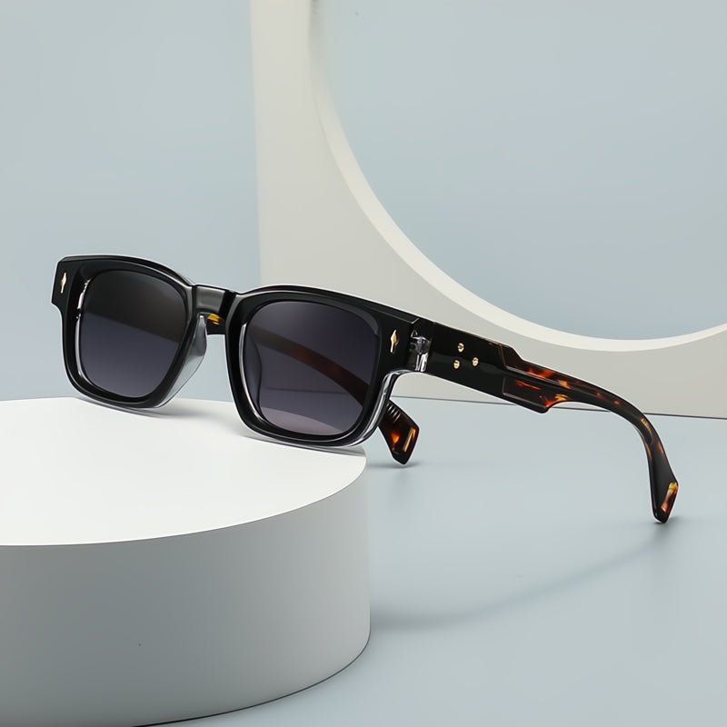 The Angular Vintage (Leopard Shadow ) - Men's Sunglasses | Zavonix
