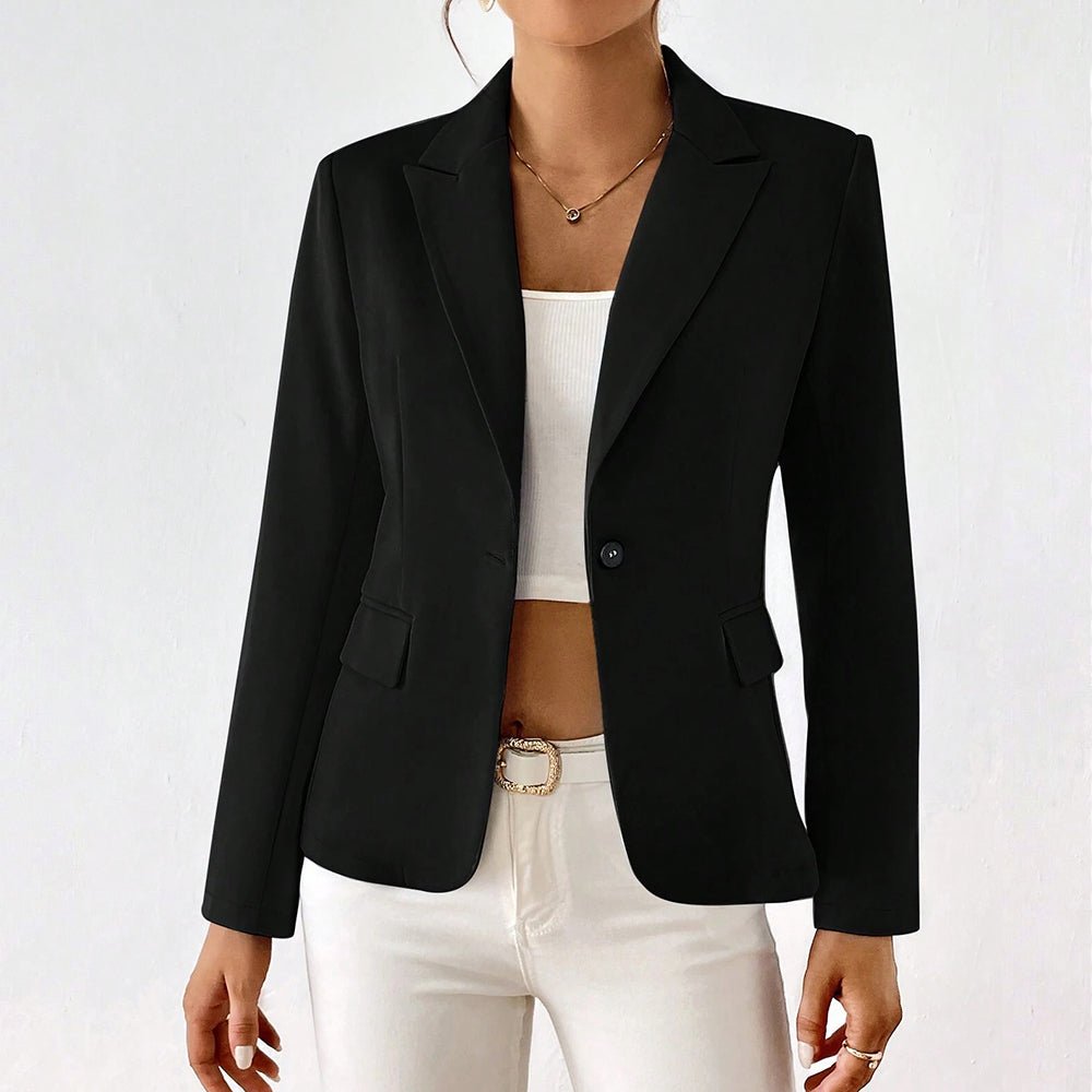 "The Athara" Tailored Blazer (Black S) - Women blazer | Zavonix