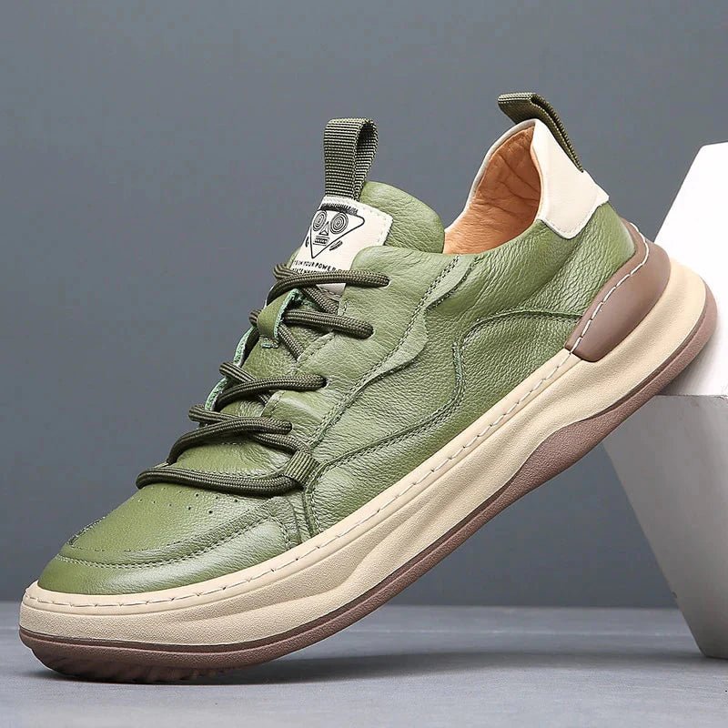 The Authentic Leather Footwear (Black 38) - | Zavonix