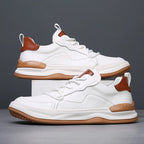 The Authentic Leather Footwear (White 38) - | Zavonix