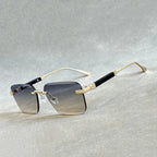 The Canarsie Frameless Sunglasses (Black ) - Men's Sunglasses | Zavonix