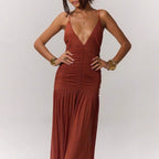 The Cannes Maxi Dress (Yellow S) - Women Dress | Zavonix