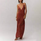 The Cannes Maxi Dress (Yellow S) - Women Dress | Zavonix