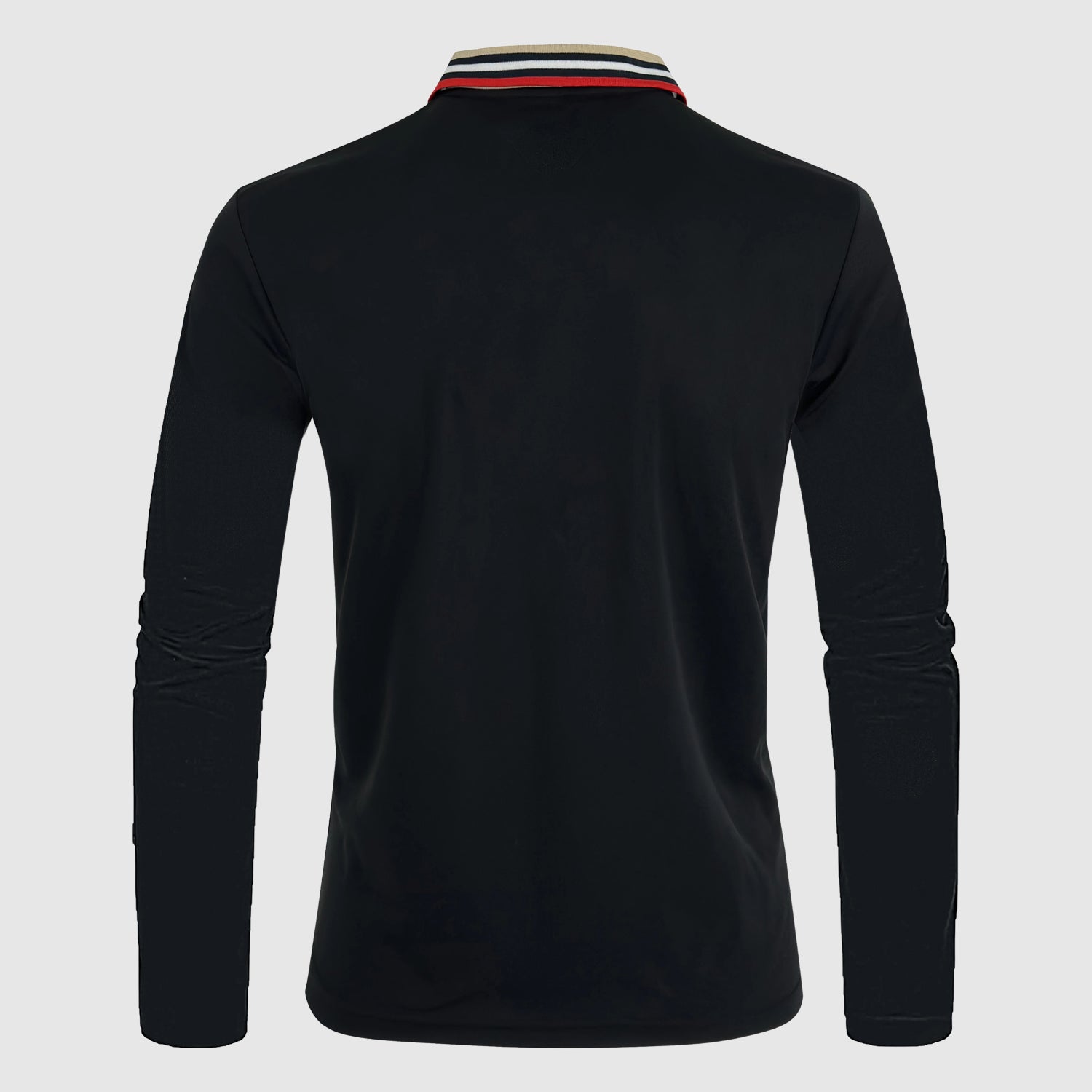 The Caprice Long Sleeve Polo (Black S) - Polo shirt | Zavonix