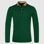 The Caprice Long Sleeve Polo (Green S) - Polo shirt | Zavonix