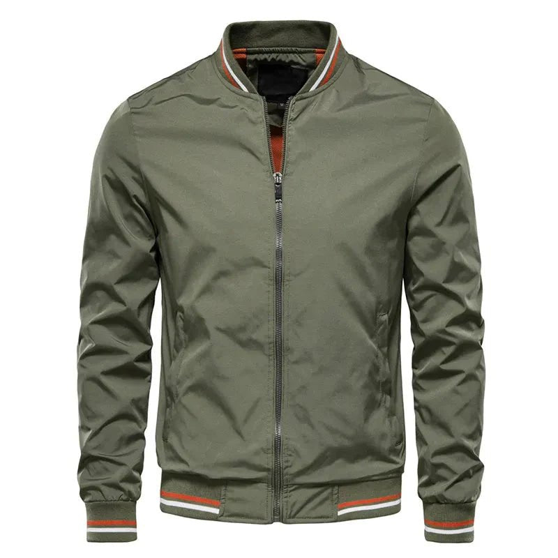The Elite Bomber Coat Premium Bomber Jacket (Beige XS) - Jacket | Zavonix
