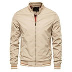 The Elite Bomber Coat Premium Bomber Jacket (Beige XS) - Jacket | Zavonix