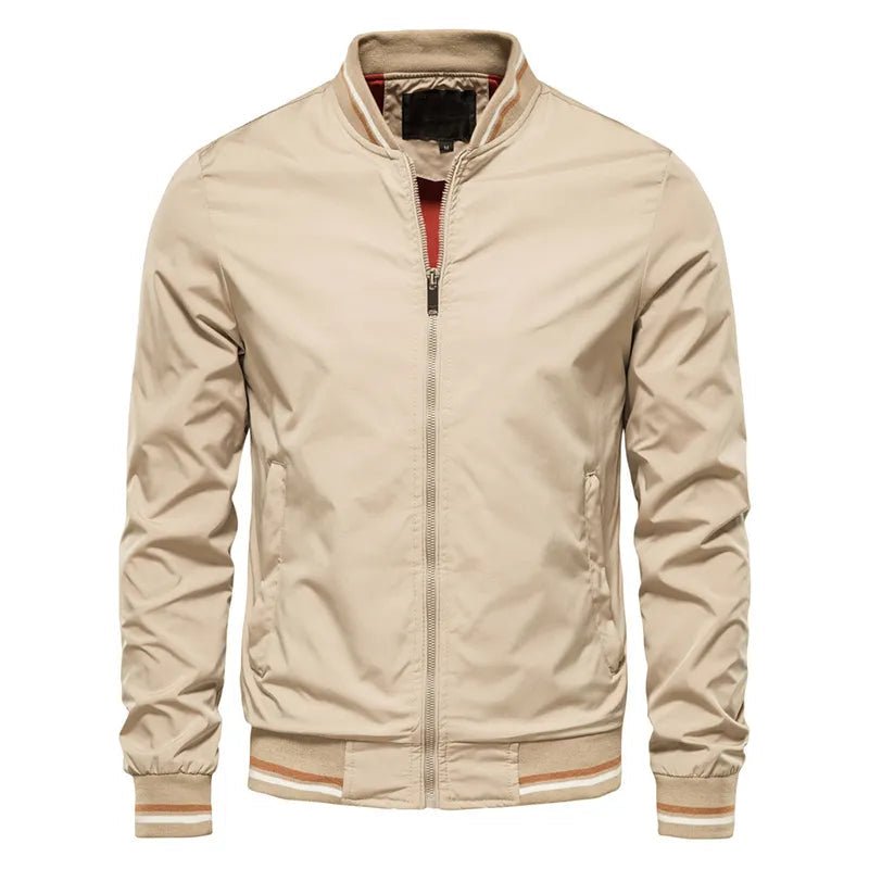 The Elite Bomber Coat Premium Bomber Jacket (Beige XS) - Jacket | Zavonix