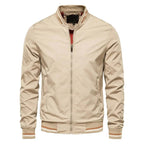 The Elite Bomber Coat Premium Bomber Jacket (Beige XS) - Jacket | Zavonix