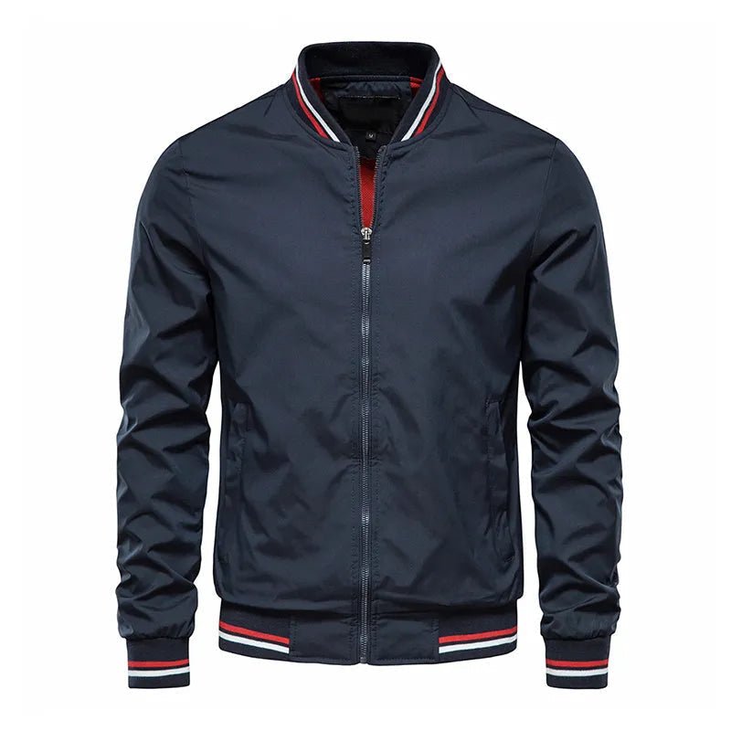The Elite Bomber Coat Premium Bomber Jacket (Navy Blue XS) - Jacket | Zavonix