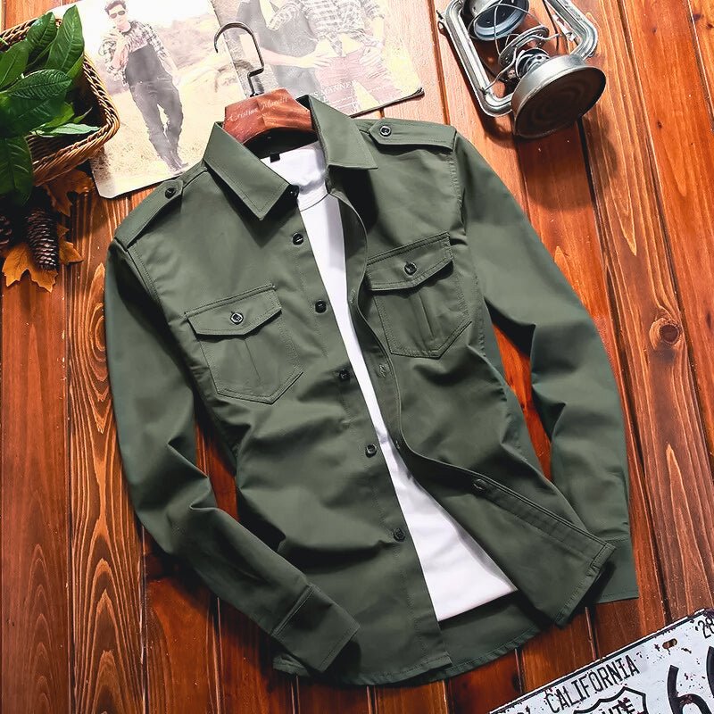 The "Professional" - Expedition Shirt Jacket (Army Green XS) - Jacket | Zavonix