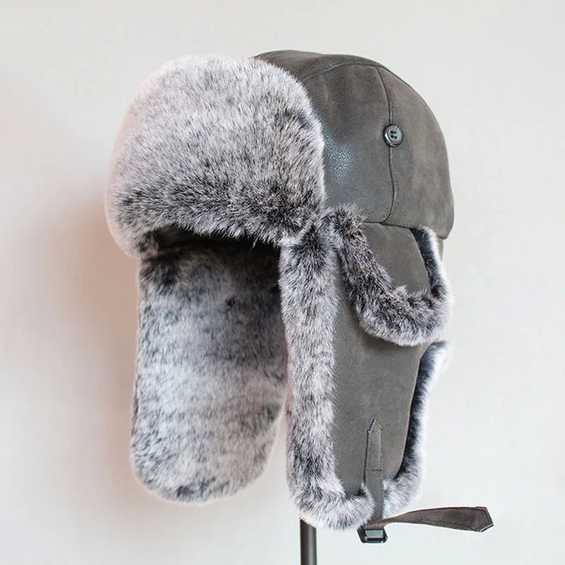 The Siberian Trooper Hat (Gray 56 - 58cm) - | Zavonix
