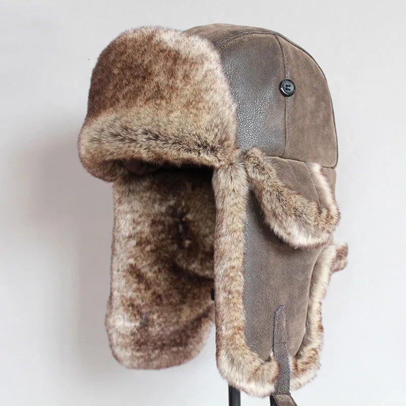 The Siberian Trooper Hat (Gray 56 - 58cm) - | Zavonix